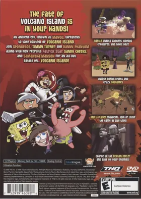 Nicktoons - Battle for Volcano Island box cover back